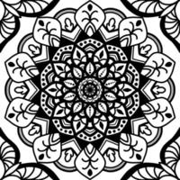 Mandala pattern seamless background vector