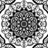 Mandala pattern seamless background vector