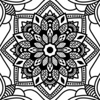 Mandala pattern seamless background vector