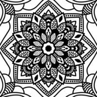 Mandala pattern seamless background vector