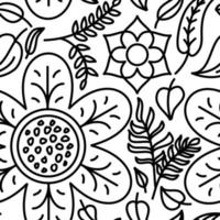Floral Pattern Seamless Vector