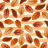 Autumn Leaf pattern seamless vector