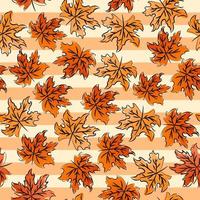 Autumn Leaf pattern seamless vector