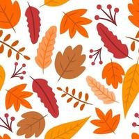 Autumn Fall Pattern Seamless vector