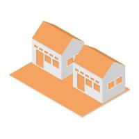 Illustration of home isometric vector