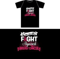 Im In The Fight Against Breast Cancer vector