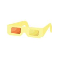 3d glasses vector
