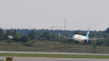 boeing 737 pegas fluga landning video