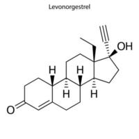 Skeletal formula of Chemical element vector