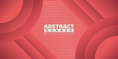 abstract banner background with red color, good for banner, flyer etc. vector illustration