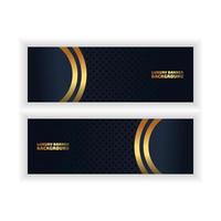 luxury background light with abstract color modern technology banner gold vector