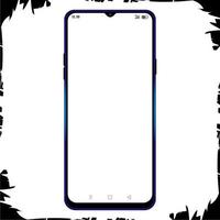 Vector objects illustration smartphone template