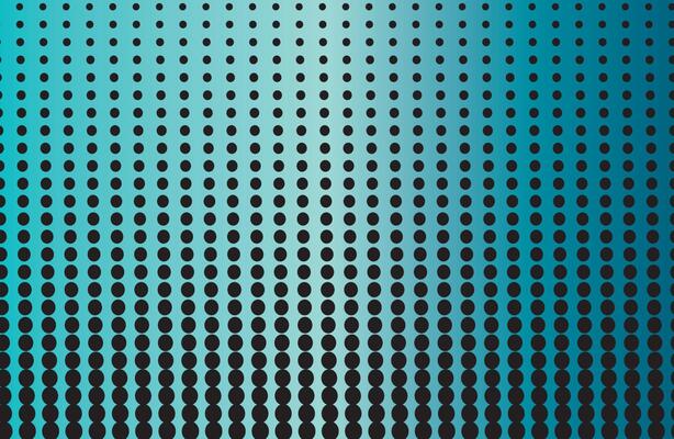 Blue Moder Background Halftone Design