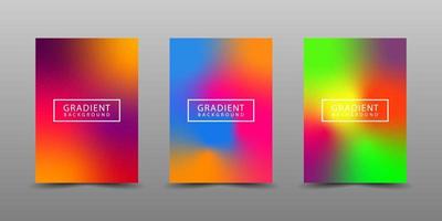 Minimal covers design set. Modern background collection with abstract colorful shape for use element poster, placard, catalog, banner, flyer, etc. multicolor mix gradients. Future geometric patterns.