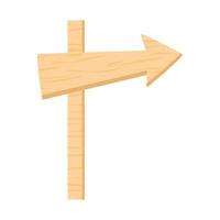 Wood arrow sign isolated 18743019 PNG