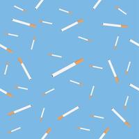 Cigarettes sign seamless pattern background vector