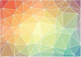 Polygon colorful background Abstract vector