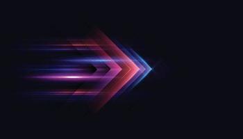 Modern abstract high-speed arrows light effect movement. Technology futuristic dynamic motion for banner or poster design background concept. vector