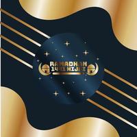 gold abstract background banner with circle gold color creative digital light modern vector