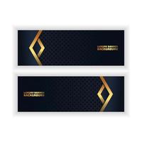 luxury background light with abstract color modern technology banner gold vector