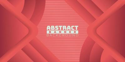 abstract banner background with red color, good for banner, flyer etc. vector illustration