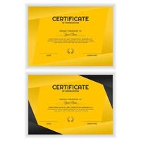 Bundle Creative Certificate of Appreciation Award Template vector