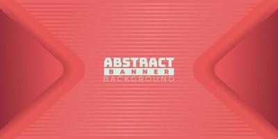 abstract banner background with red color, good for banner, flyer etc. vector illustration