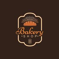 Bakery logo design template for business vector