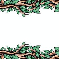 Vector twigs and leaves design for background template