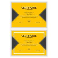 Bundle Creative Certificate of Appreciation Award Template vector