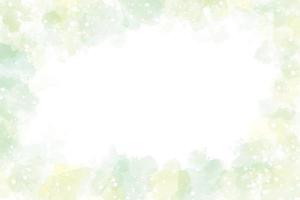 sweet pastel light green yellow watercolor wet wash splash background textured vector