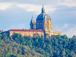 hdr basílica di superga turín foto