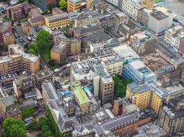 HDR Aerial view of London photo