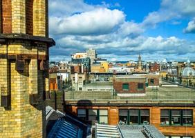 hdr vista de glasgow, escocia foto