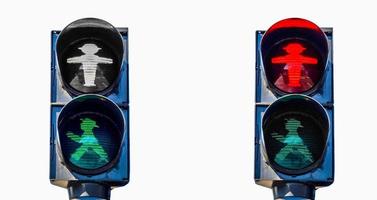 HDR Ampelmann traffic lights photo