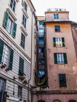 HDR Genoa old town photo