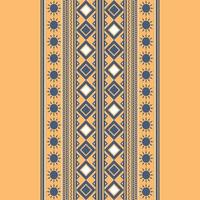 Vertical seamless ethnic pattern, Vector geometric design for fabric, cover book and background decoration.