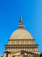 hdr mole antonelliana, turín foto