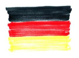 Hand drawn German flag photo