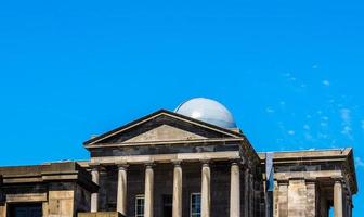 HDR City Observatory on Calton Hill in Edinburgh photo