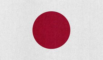 Japanese Flag of Japan texturized background photo