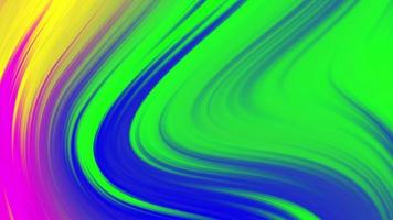 Fluid Gradient Animation. Flowing liquid waves abstract motion background. video