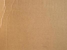 brown corrugated cardboard texture background photo