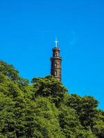 HDR Nelson monument on Calton Hill in Edinburgh photo