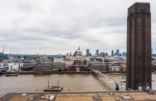 HDR Aerial view of London photo