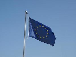 bandera de la unión europea ue foto