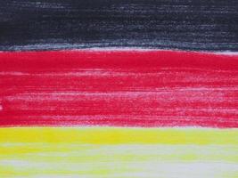 hand drawn German flag of Germany photo