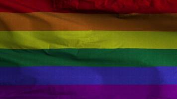 LGBT Flag Loop Background 4K video