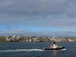 the  city of Lerwick and the shetland islands photo