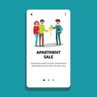 Apartment Sale In Real Estate Agency Office Vector